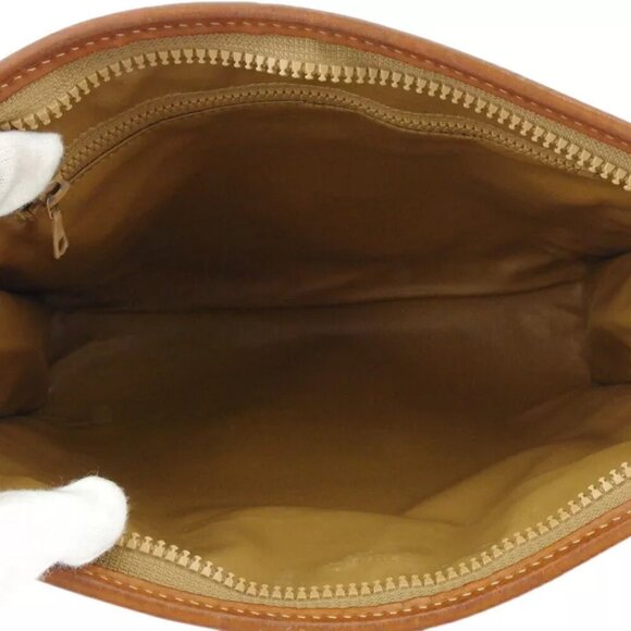 CELINE clutch bag macadam beige PVC ?~ leather Authentic T19132 - Picture 9 of 9